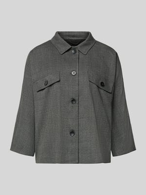 Relaxed Fit Blazer mit Knopfleiste und 3/4-Arm Shop The Look MANNEQUINE