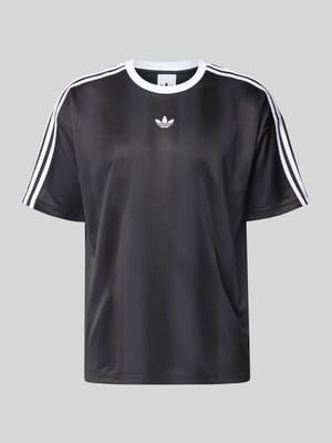 Functioneel shirt met logo en ronde hals Shop The Look MANNEQUINE