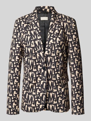 Slim fit blazer met reverskraag Shop The Look MANNEQUINE