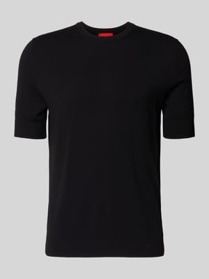 Slim Fit T-Shirt aus Strick Shop The Look MANNEQUINE