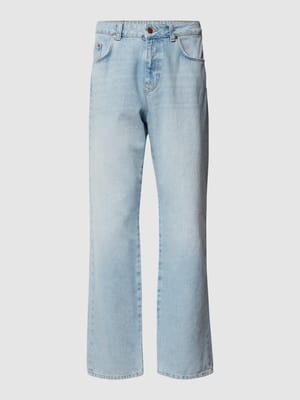 Baggy fit jeans met merkdetail Shop The Look MANNEQUINE