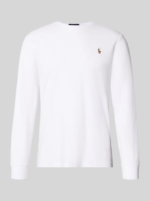 Longsleeve mit gerippten Abschlüssen Shop The Look MANNEQUINE