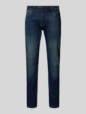 Straight Fit Jeans aus Baumwoll-Mix Modell 'AEDAN' Shop The Look MANNEQUINE