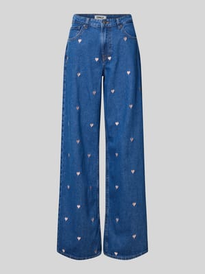 Loose Fit Wide Leg Jeans aus reiner Baumwolle Modell 'VEGA' Shop The Look MANNEQUINE