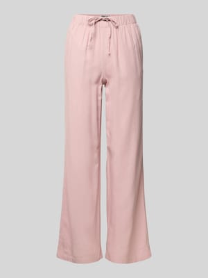 Spodnie szerokie z mieszanki wiskozy i lnu model ‘CARO’ Shop The Look MANNEQUINE