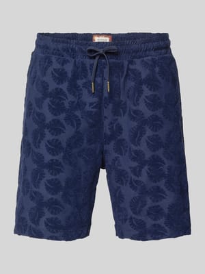 Relaxed Fit Shorts aus Frottee mit Gesäßtasche Shop The Look MANNEQUINE