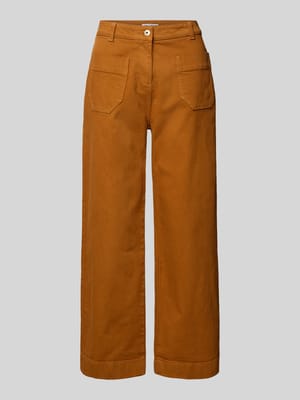 Spodnie o skrótym kroju z naszywanymi kieszeniami Shop The Look MANNEQUINE