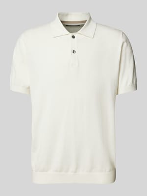 Poloshirt mit Label-Detail Shop The Look MANNEQUINE