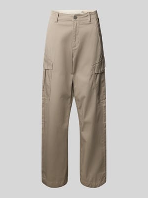Loose fit cargobroek van katoenmix Shop The Look MANNEQUINE