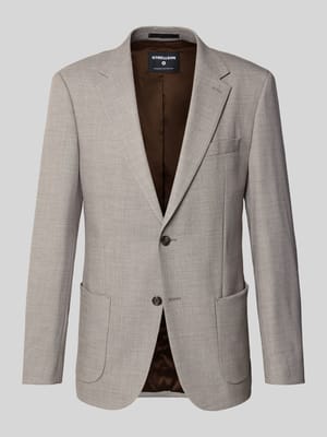 Slim Fit Anzugsakko mit Wollanteil Modell 'ARNDT' Shop The Look MANNEQUINE