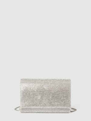Clutch met all-over siersteentjes Shop The Look MANNEQUINE