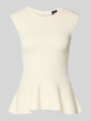 Top o kroju regular fit z mieszanki wiskozy model 'FILLO' Shop The Look MANNEQUINE