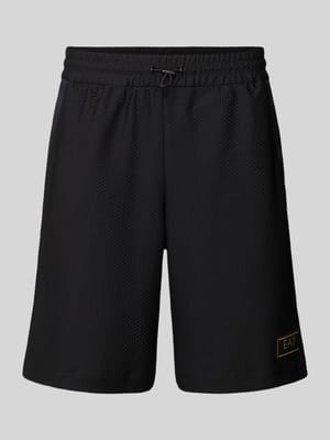 Regular Fit Shorts mit Strukturmuster Shop The Look MANNEQUINE