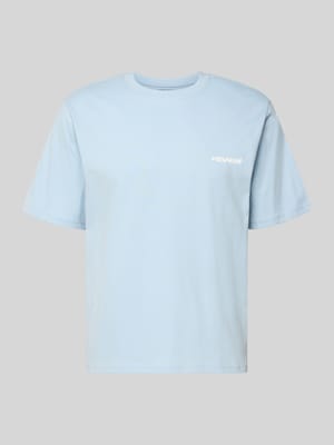 T-Shirt mit Logo und Rundhalsausschnitt Shop The Look MANNEQUINE