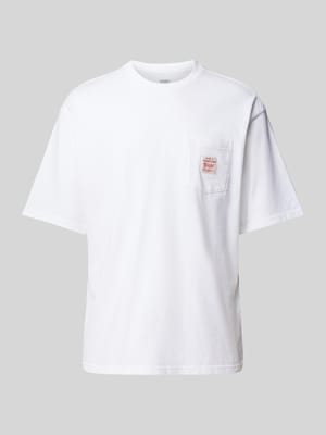 T-Shirt mit Brusttasche Shop The Look MANNEQUINE
