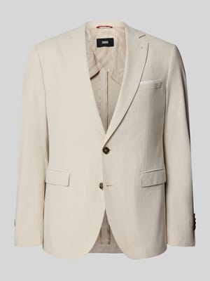 Sakko mit Brustleistentasche und Einstecktuch Shop The Look MANNEQUINE