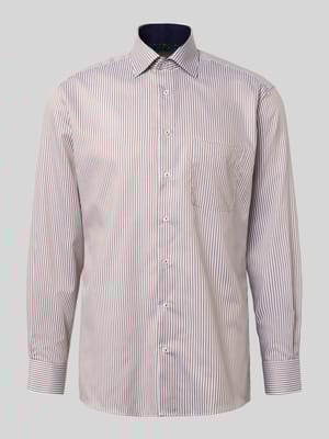 Comfort fit zakelijk overhemd met knoopsluiting Shop The Look MANNEQUINE