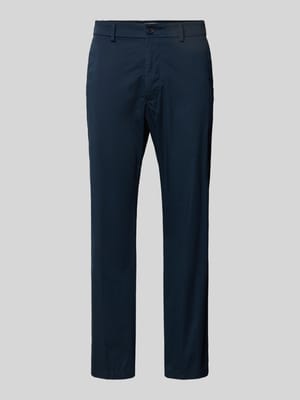 Spodnie materiałowe o kroju straight fit z wpuszczanymi kieszeniami model 'Ajend' Shop The Look MANNEQUINE