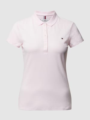 Slim fit poloshirt van piqué Shop The Look MANNEQUINE
