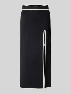 Midirok met zijde en zijsplit Shop The Look MANNEQUINE