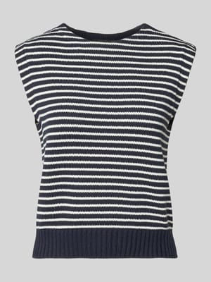 Regular Fit Pullunder mit Allover-Muster Modell 'JANDA' Shop The Look MANNEQUINE