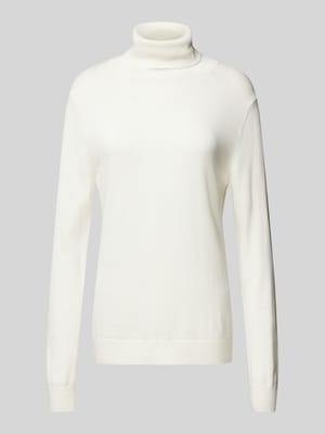 Regular Fit Rollkragenpullover aus atmungsaktiver Baumwolle Shop The Look MANNEQUINE