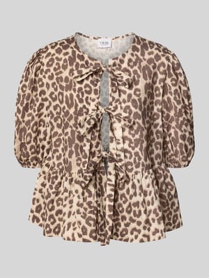 Regular Fit Bluse Baumwoll-Leinen-Mix Modell 'ROMI' Shop The Look MANNEQUINE
