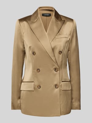 Blazer aus Satin mit Reverskragen Modell 'Ryen' Shop The Look MANNEQUINE