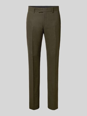 Regular fit pantalon met persplooien, model 'Tenuta' Shop The Look MANNEQUINE