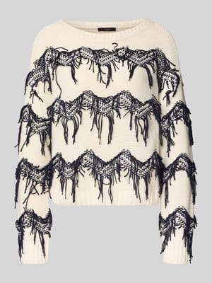 Strickpullover mit Applikationen Shop The Look MANNEQUINE