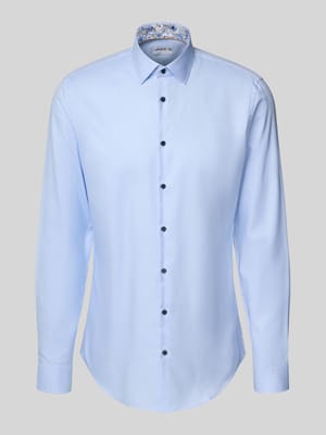 Slim Fit Businesshemd mit extra langem Arm Shop The Look MANNEQUINE