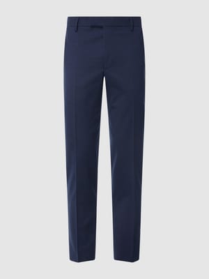 Spodnie do garnituru z dodatkiem żywej wełny model ‘Ryan’ — ‘Futureflex’ Shop The Look MANNEQUINE