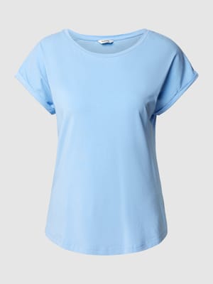T-shirt z okrągłym dekoltem model ‘PAMILA’ Shop The Look MANNEQUINE