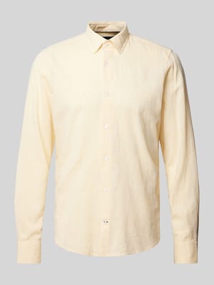 Koszula biznesowa o kroju slim fit w jednolitym kolorze Shop The Look MANNEQUINE