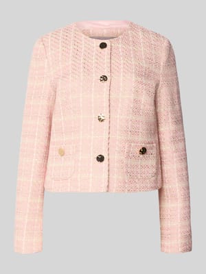 Regular Fit Blazer in Bouclé-Optik Shop The Look MANNEQUINE