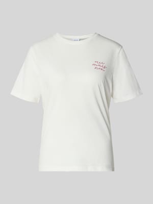 T-shirt z bawełny model 'SYBILLA' Shop The Look MANNEQUINE