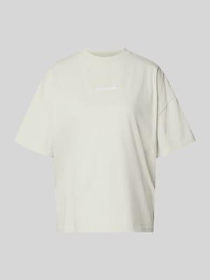 Oversized T-Shirt mit Label-Stitching Modell 'BRACY' Shop The Look MANNEQUINE