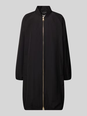 Mantel mit Stehkragen und Zweiwege-Reißverschluss Shop The Look MANNEQUINE