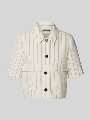 Regular fit blazer met klepzakken en 1/2-mouwen Shop The Look MANNEQUINE