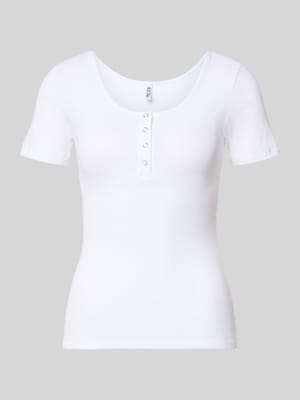 Slim Fit T-Shirt aus Baumwoll-Mix Modell 'KITTE' Shop The Look MANNEQUINE