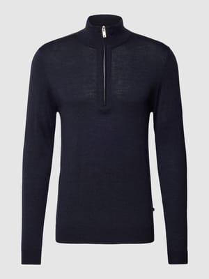 Gebreide pullover met schipperskraag, model 'Amason' Shop The Look MANNEQUINE