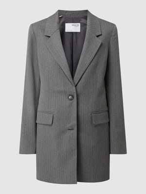 Blazer met viscose, model 'Fanni' Shop The Look MANNEQUINE