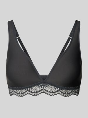 Biustonosz trójkątny z obszyciem koronką Shop The Look MANNEQUINE
