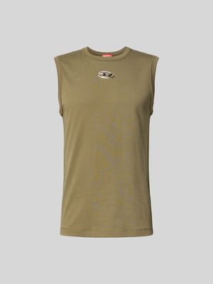 Tanktop mit Label-Detail Shop The Look MANNEQUINE