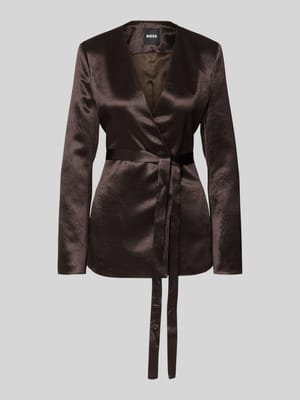 Slim Fit Blazer mit Bindegürtel Shop The Look MANNEQUINE