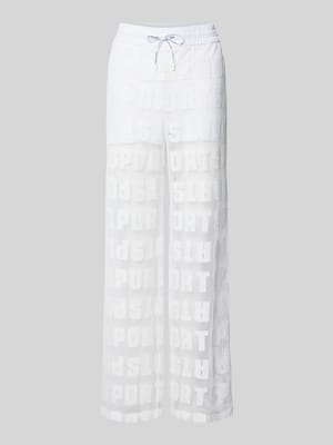 Stoffhose im semitransparenten Design Shop The Look MANNEQUINE