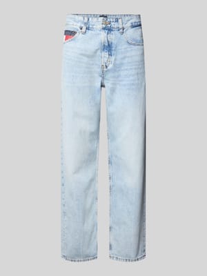 Straight Fit Jeans aus reiner Baumwolle Shop The Look MANNEQUINE