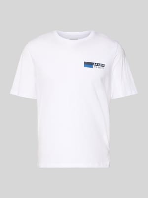 T-Shirt mit Label-Print Modell 'CORP' Shop The Look MANNEQUINE
