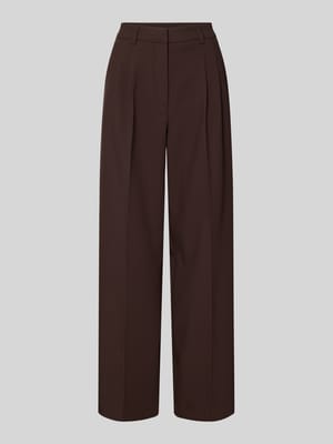 Stoffhose mit Bundfalten Shop The Look MANNEQUINE