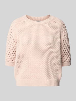 Strickpullover mit gerippten Abschlüssen Modell 'Funima' Shop The Look MANNEQUINE
